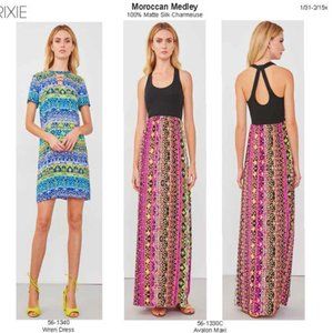 Alice & Trixie Navy Avalon Summer Maxi dress